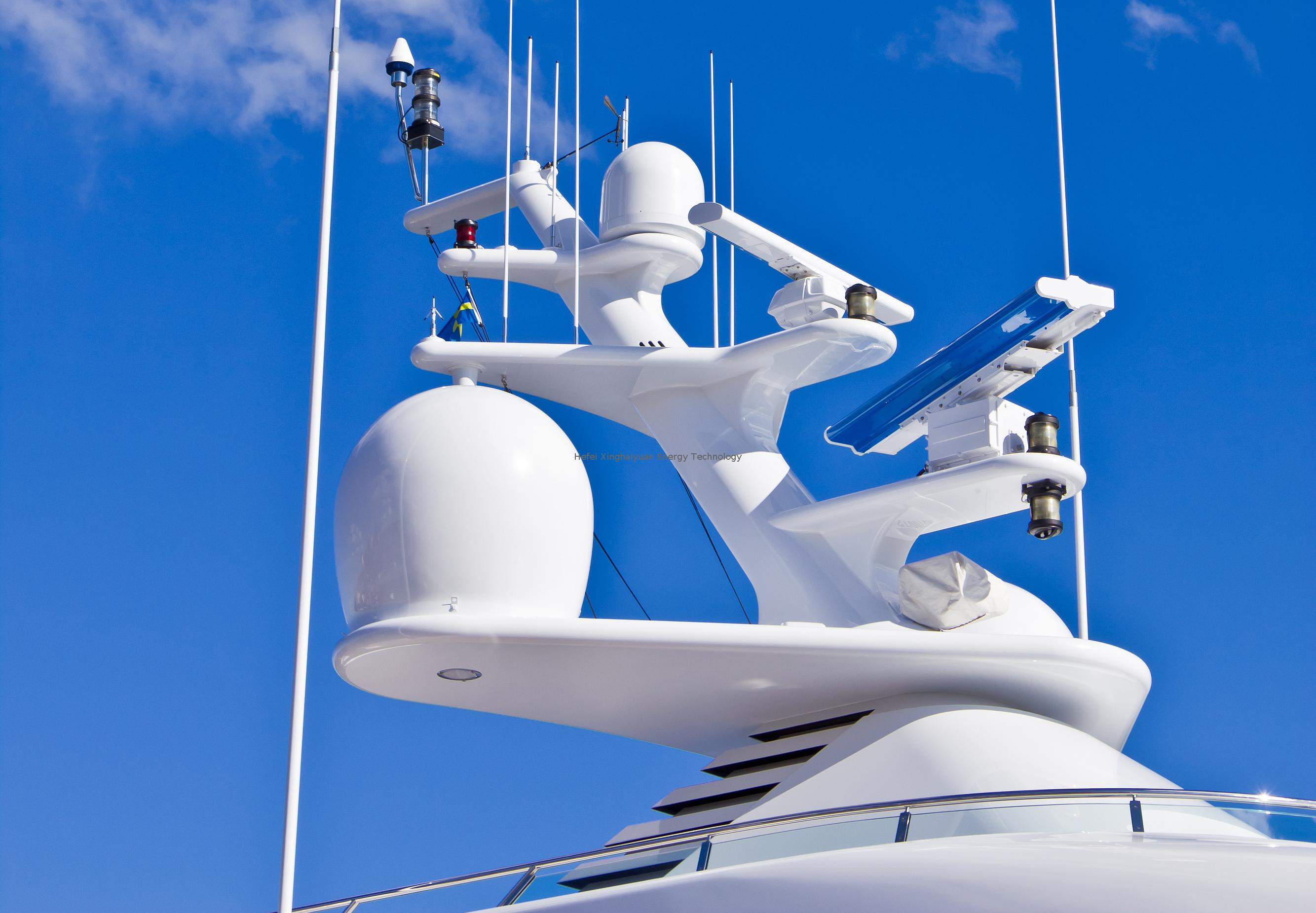 花瓣素材 _ 舰船天线和导航系统对抗天空。_137929444